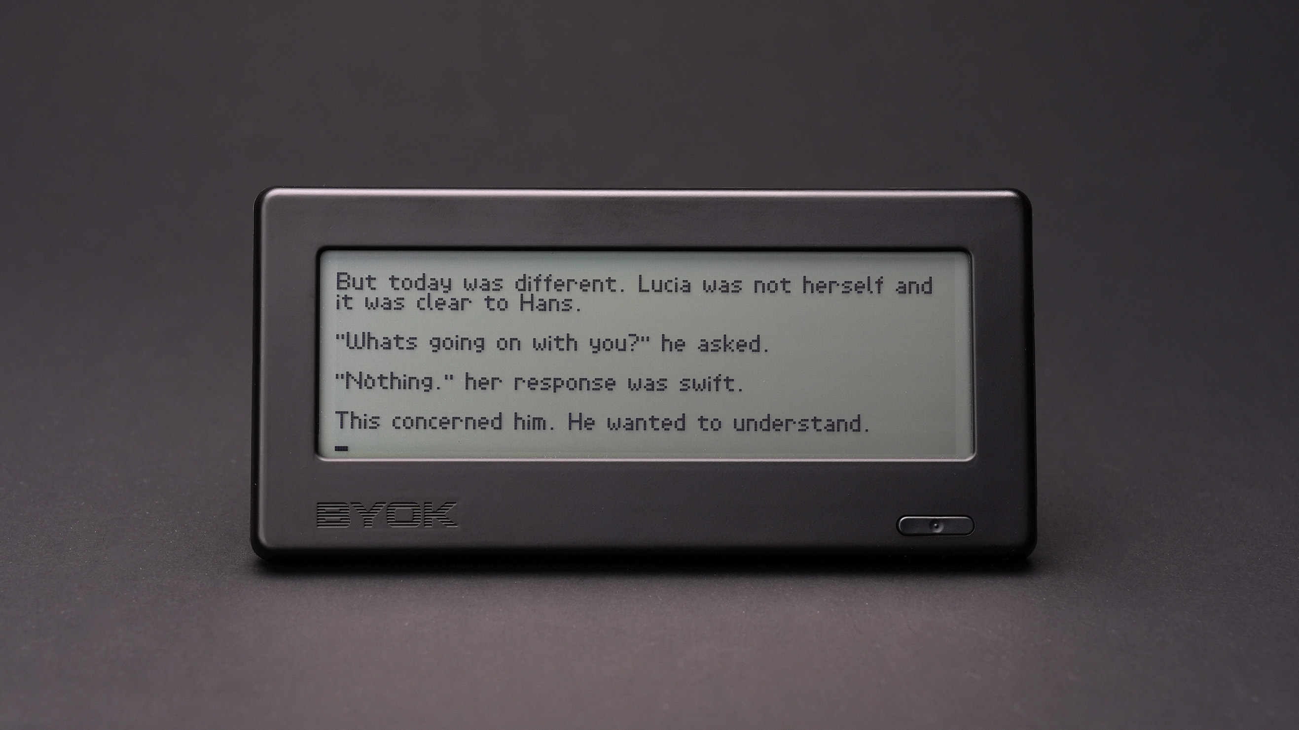 BYOK writing device
