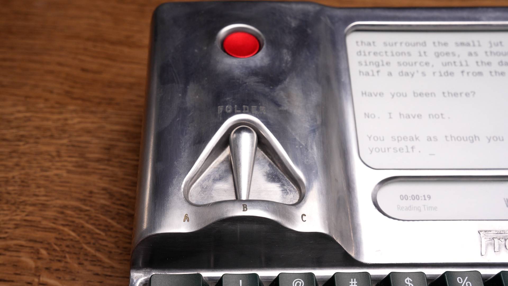 Smart Typewriter interface