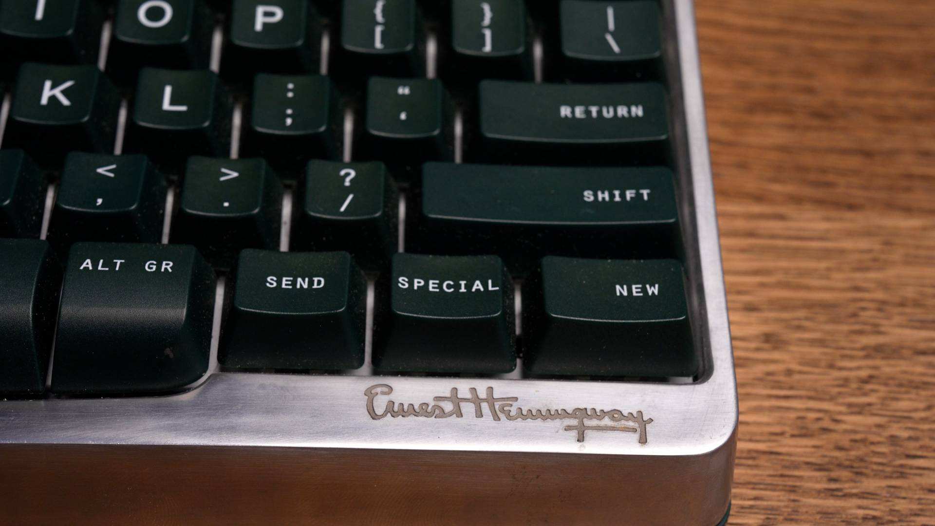 Smart Typewriter interface close-up