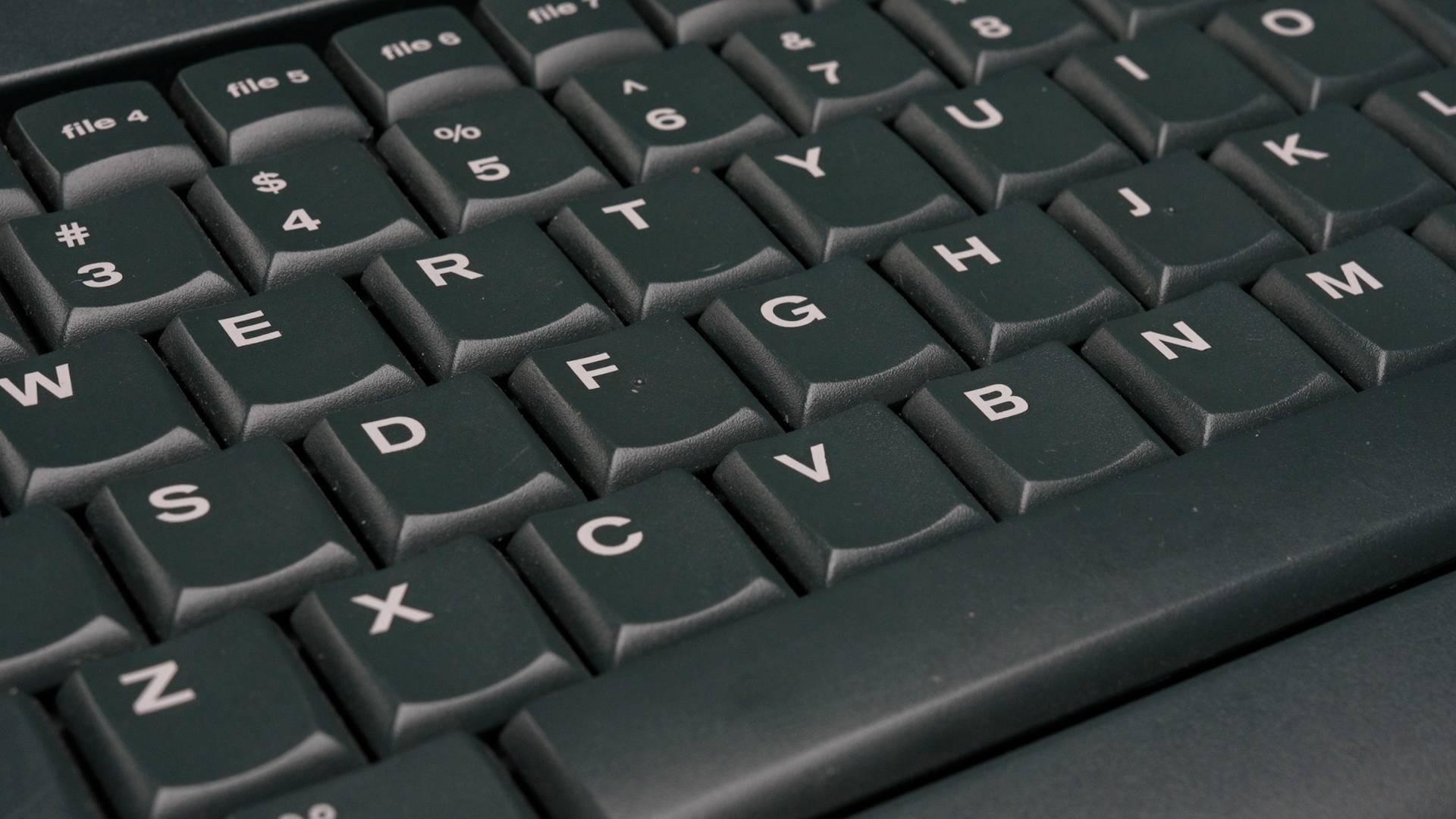 AlphaSmart keyboard close-up