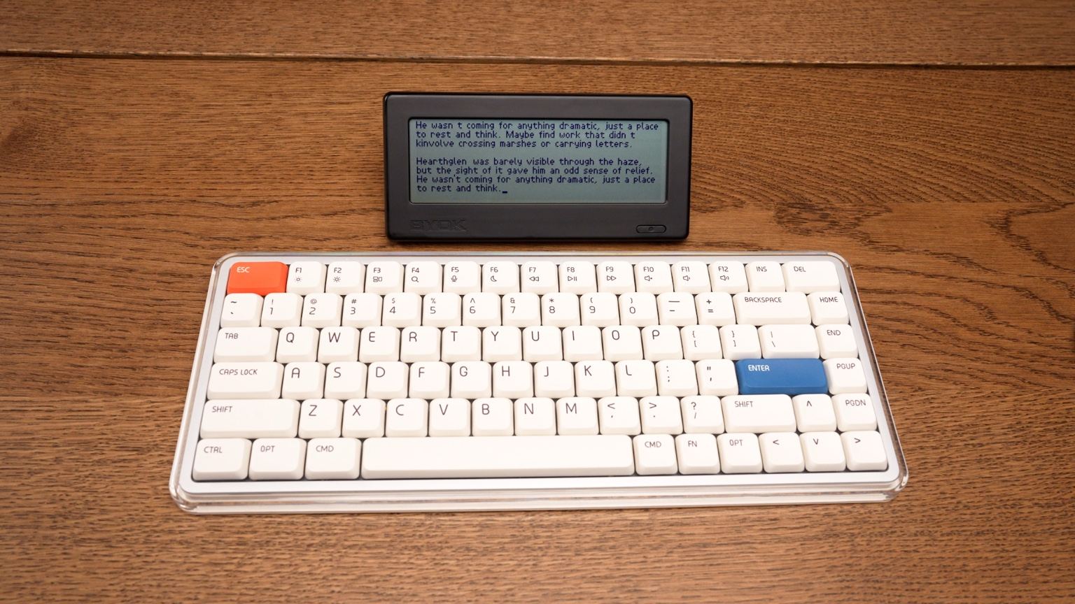 BYOK with keyboard setup 1