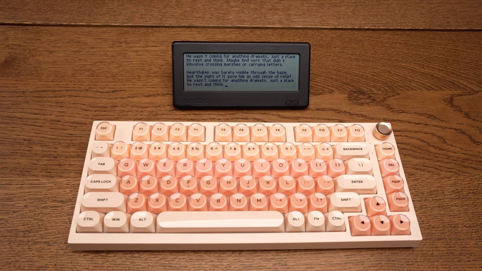 BYOK paired with keyboard setup 9