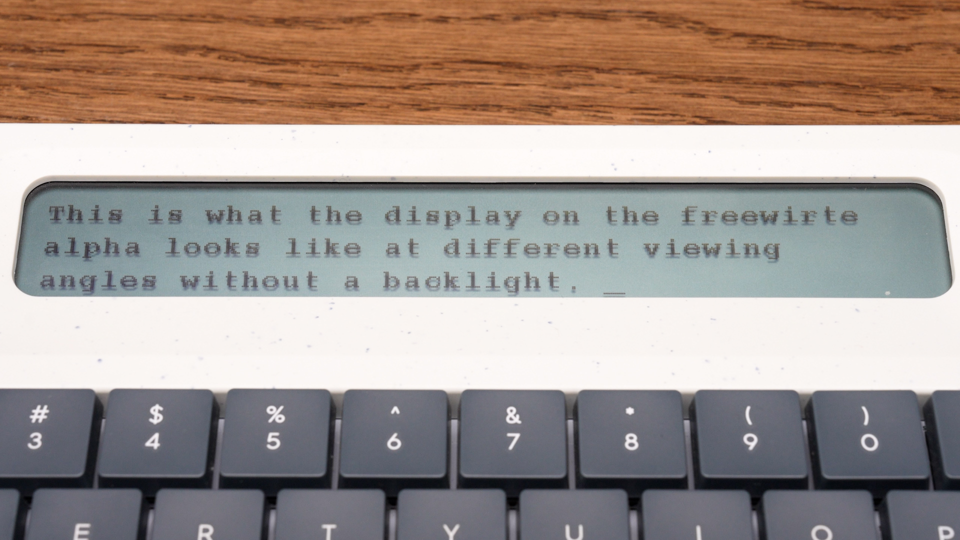 Alpha screen close-up