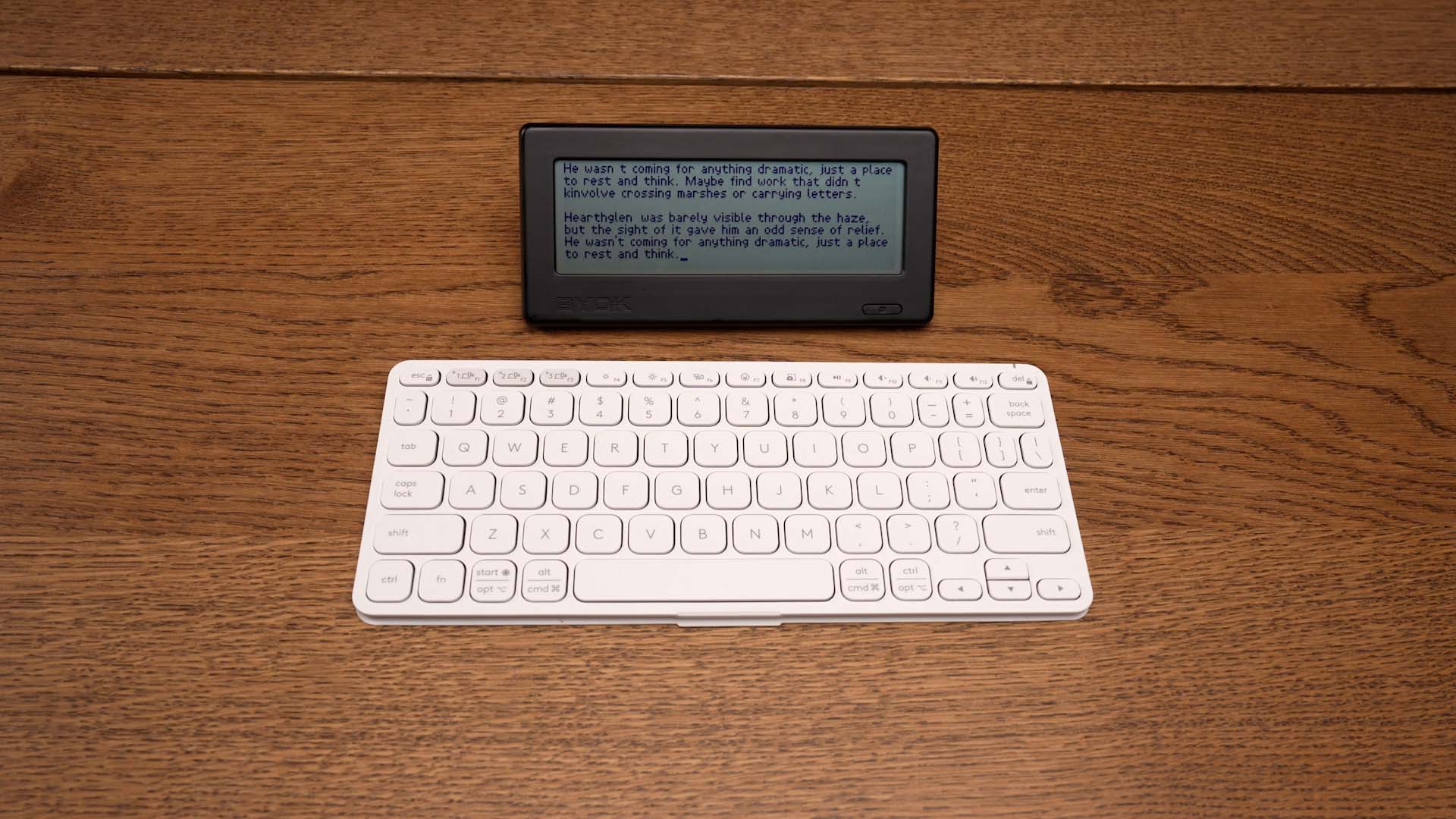 BYOK paired with a split ergonomic keyboard