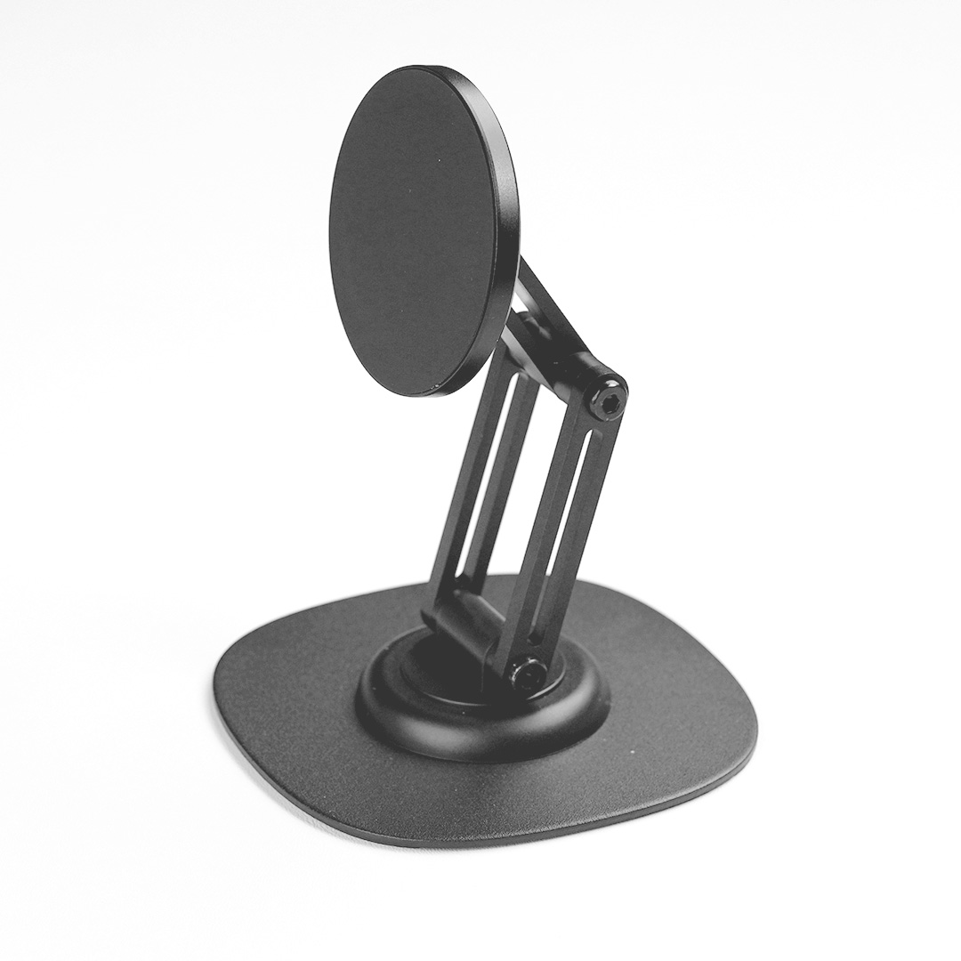 Magnetic desk stand for BYOK